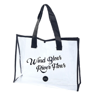 干湿分离沙滩包透明防水大容量托特包单肩手提袋游泳健身收纳袋子