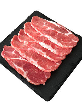 韩国烤肉猪梅花肉片肥瘦相间
