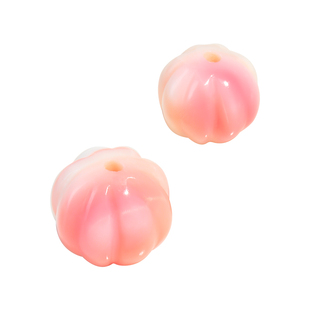 天然女王贝手串雕刻件南瓜珠隔珠配饰女皇贝胭脂螺串手链diy材料