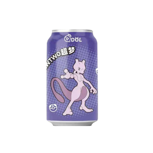 QDOL联名宝可梦/神奇宝贝莫吉托味特调气泡水汽水皮卡丘饮料包邮