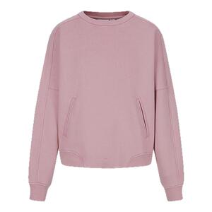 moussy 秋季新品休闲圆领套头字母宽松卫衣女028IAZ90-1012
