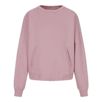 MOUSSY 秋季新品休闲圆领套头字母宽松卫衣女028IAZ90-1012