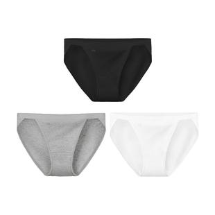 ubras半丁字内裤女士性感T裤夏季薄款纯棉7A抗菌低腰高开叉三角裤