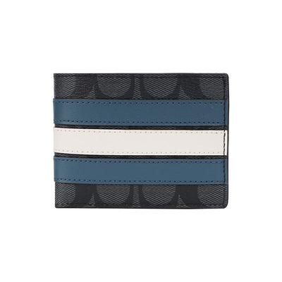 自营短款钱包COACH/蔻驰男士