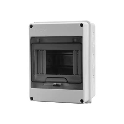 HT-5明装塑料防水配电箱家用照明户外室外防雨回路箱漏保空开盒子