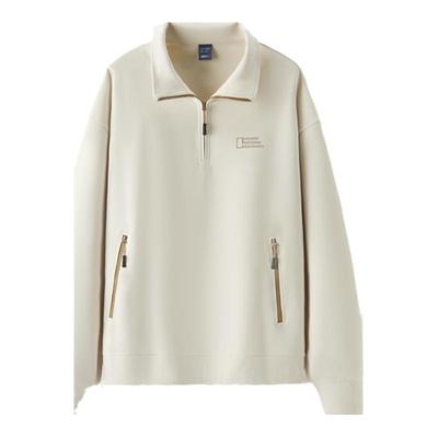 森马半开襟立领卫衣宽松联名上衣