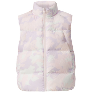 坦博尔秋季男童女童中大童泡芙百搭舒适轻薄羽绒马甲校服内胆马夹