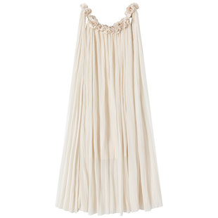 一字肩连衣裙法式新娘晨袍礼服裙订婚重工飘带度假风拖地长款裙子