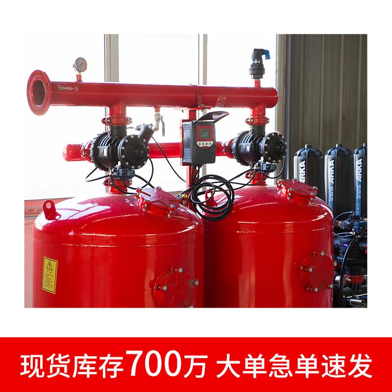 厂家砂石过滤器自动反冲洗农田大棚灌溉水源过滤设备砂石叠片器
