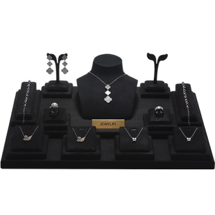 梵华生珠宝展示道具戒指项链手镯耳环陈列托首饰架柜台饰品展示架