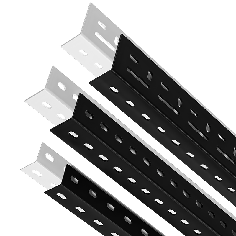 加厚万能角钢带孔材料三角铁条自由组合家用货架三角钢多层置物架