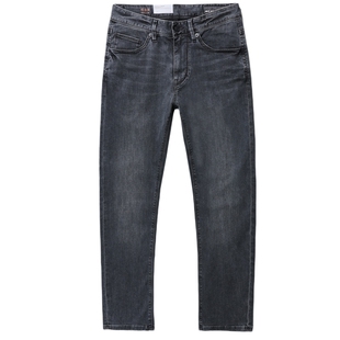 ABLE JEANS【修身裤】新款男士经典水洗破洞修身弹力小脚牛仔裤