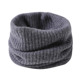 ACUC羊绒围脖男款冬季高端羊毛混纺针织护颈男士脖套加厚2025新款