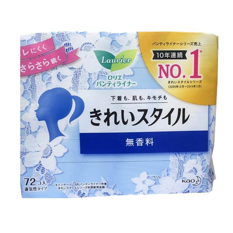 日本花王乐而雅护垫纯棉超薄72片