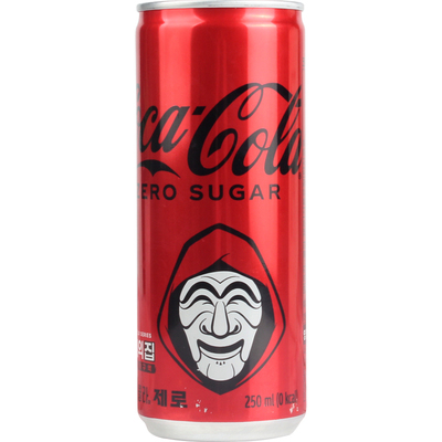 韩国进口可口可乐无糖碳酸饮料