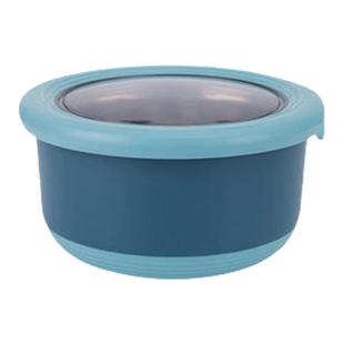 华美日式带盖密封便携汤饭便当盒不锈钢保温饭盒保鲜盒宿舍泡面碗