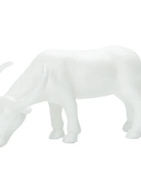 创意手工白瓷招财客厅桌面装饰品