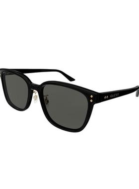 开云眼镜 古驰GUCCI男女同款方框大框黑色防晒太阳镜墨镜GG1896SK