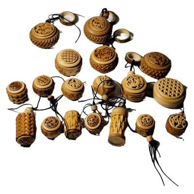 实心竹雕刻纯手工手感细腻