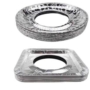 燃气灶贴纸防油垫煤气灶保护垫厨房圆灶台罩锡纸圈铝箔纸炉灶垫