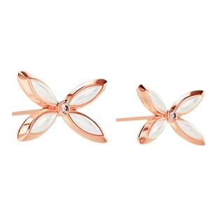 诺麟NOLYN羽系列林蝶羽声耳钉饰品女白母贝蝴蝶轻奢小众高级礼物