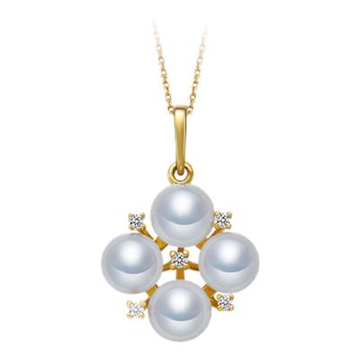 阮仕花火淡水珍珠吊坠