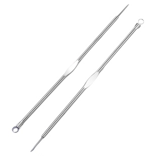 粉刺针挑挤痘痘工具去黑头清刮闭口神器美容院专用超尖暗疮讽刺针