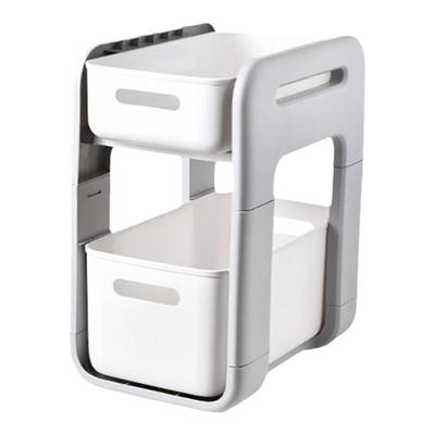 百露日式风厨房橱柜下水槽置物架