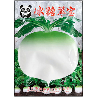 冰糖脆宝20g圆白萝卜种子孑籽秋冬蔬菜别名莱菔白皮白心庭院大田