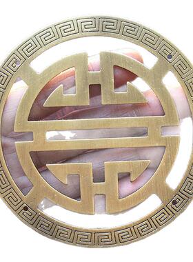 中式仿古装饰片家具贴片纯铜护角