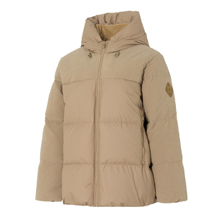 安德玛羽绒服女装 秋冬季保暖连帽羽绒外套时尚户外防风休