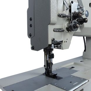 源头厂家热销4420三同步双针厚料机电动4420三同步皮革缝纫机批发