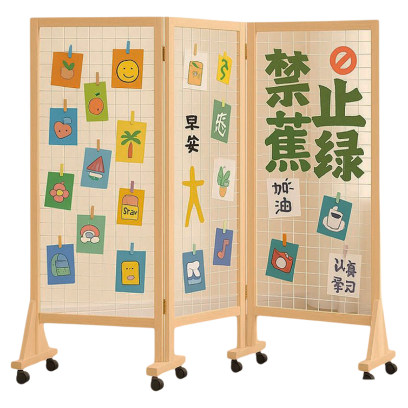 可移动折叠画展作品网格展示木架