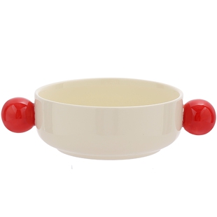 沙拉甜品水果碗女生高颜值酸奶碗个人专用精致碗可爱陶瓷双耳烤碗