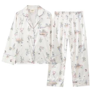 鹿好女款睡衣礼盒装送闺蜜女友生日礼物梦幻庄园卡通风格居家睡衣