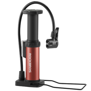 洛克兄弟脚踩打气筒高压自行车电动车电瓶车摩托车汽车家用充气泵