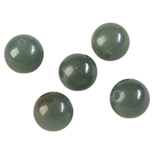 甄选天然和田玉且末蓝青玉散珠子手串男女士diy手工手链项链多宝