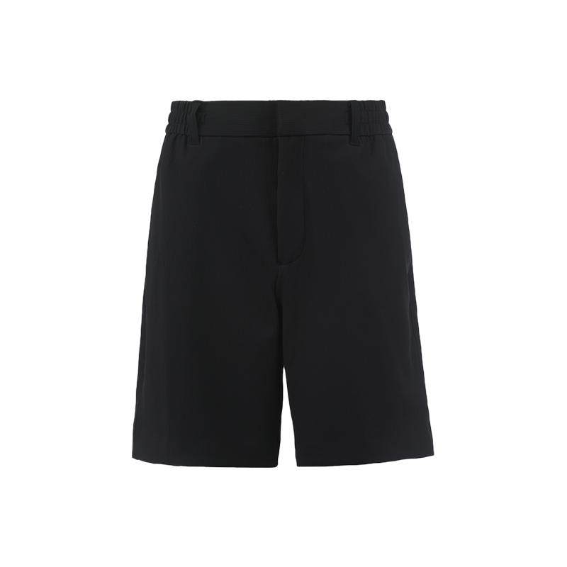 【自营】EMPORIO ARMANI/阿玛尼男士SS25宽松直筒竖坑条休闲短裤