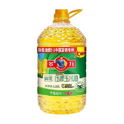 多力压榨玉米油食用油6.08L×1桶