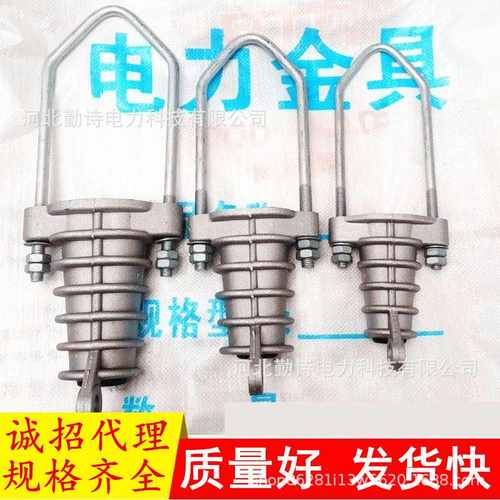 耐张线夹绝缘楔形铝线高压电缆拉线铝合金NXJ10KV架空固定螺杆式