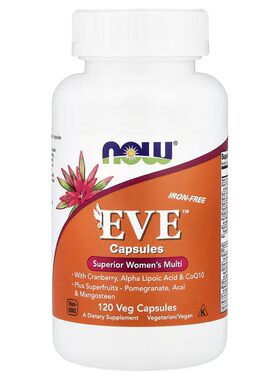 NowEVE女性维生素不含铁