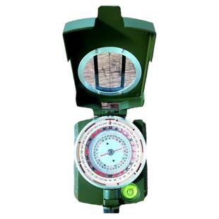 易行户外多功能二十四山行山专业版地理指南针夜光罗盘全自动侧方