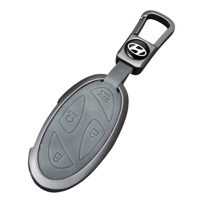 24款现代索纳塔钥匙套IONIQ6艾尼氪伊兰特ElantraN遥控金属壳包扣