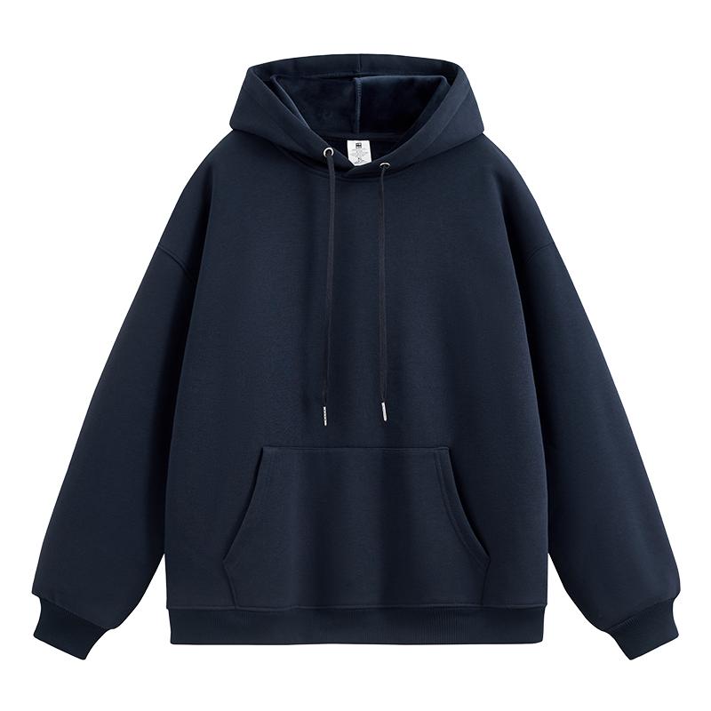 银狐绒加厚卫衣定制工作服外套