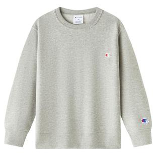 Champion冠军男女童装春季新款亲子经典刺绣纯棉圆领卫衣外套