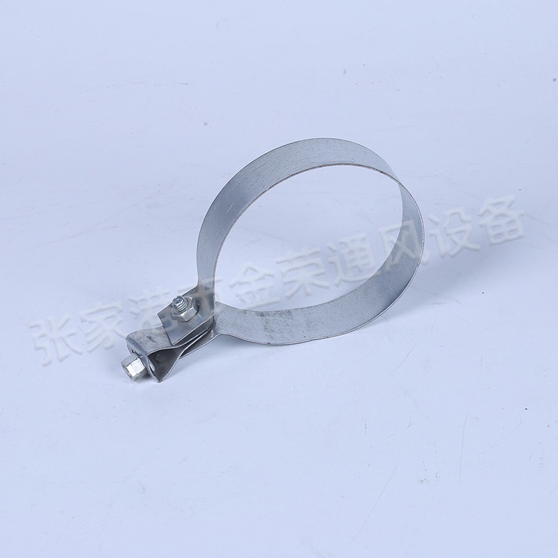 白铁皮加工风管配件吊卡 抱箍铝槽安装风管工程管道连接吊卡