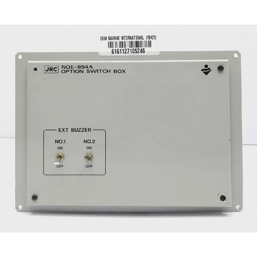 JRC NOE894A Option Switch Box External Buzzer Control Panel