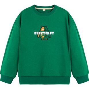 男童卫衣春秋款2026新款儿童春装男孩春天中大童衣服春季炸街上衣