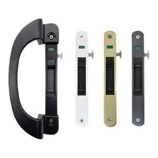 铝合金门窗钩锁阳台推拉玻璃移门锁90型滑落地窗户专用勾锁扣配件