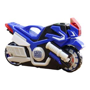 灵动创想魔幻陀螺战车5代4摩托车玩具男孩儿童新款发光坨螺车套装